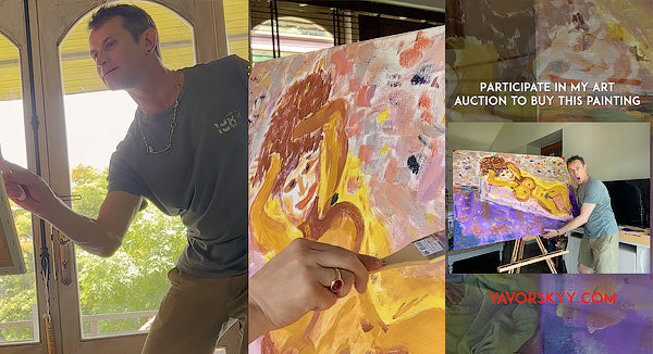 My first paintings - Yuvy Series 🖼️