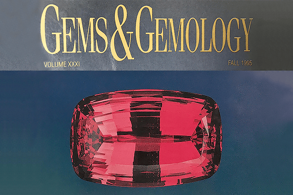 Gems & Gemology 1995. The Katherina Red Spinel 123 cts