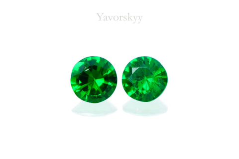 Tsavorite 1.60 cts / 2 pcs
