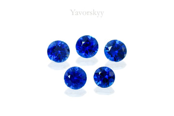 Blue Sapphire 0.20 ct / 5 pcs