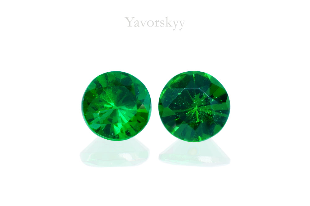 Tsavorite 0.24 ct / 2 pcs