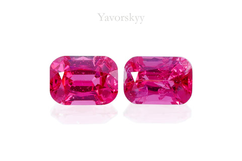 Red Spinel 0.48 ct / 2 pcs