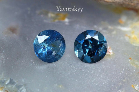 Indigo Tourmaline 0.32 ct / 2 pcs