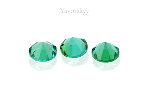 Green Tourmaline 0.40 ct / 3 pcs