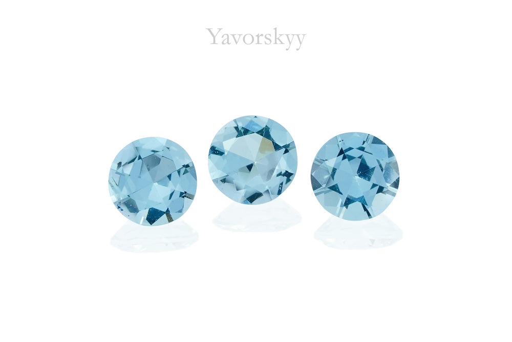 Aquamarine 0.41 ct / 3 pcs