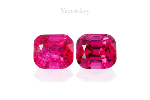 Red Spinel 0.41 ct / 2 pcs