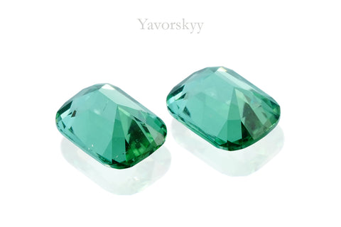 Green Tourmaline 0.41 ct / 2 pcs