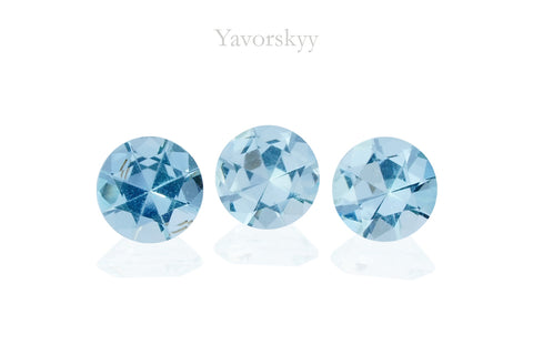 Aquamarine 0.42 ct / 3 pcs