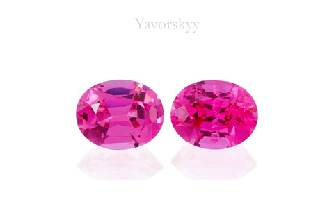 Pinkish-red Spinel 0.44 ct / 2 pcs