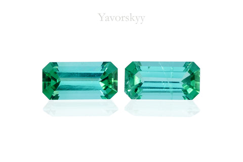Lagoon Tourmaline 0.54 ct / 2 pcs