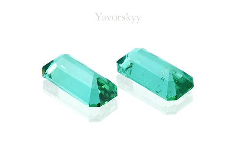 Lagoon Tourmaline 0.54 ct / 2 pcs