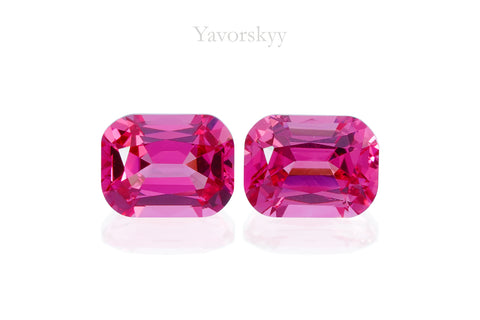 Red Spinel 0.57 ct / 2 pcs