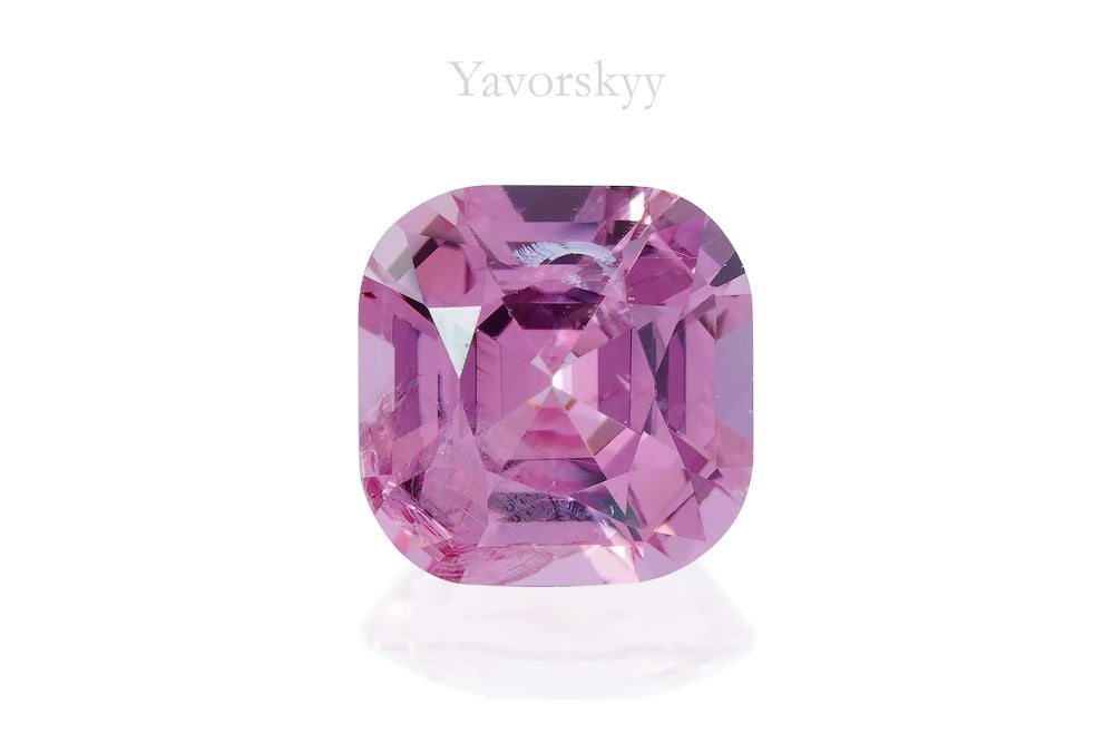 Pink spinel cushion shape 0.63 ct front view image