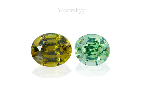 Demantoid 2.75 cts / 2 pcs