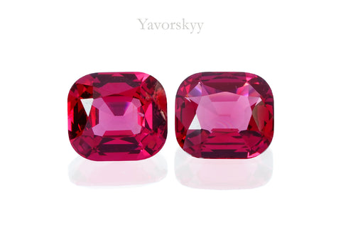 Red Spinel 0.71 ct / 2 pcs