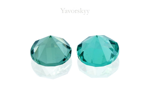 Lagoon Blue Tourmaline 0.71 ct / 2 pcs