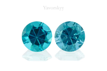 Blue Tourmaline 0.72 ct / 2 pcs