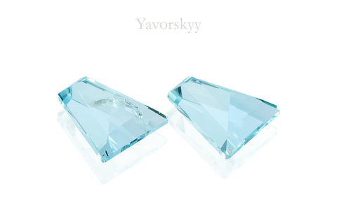 Aquamarine 0.81 ct / 2 pcs