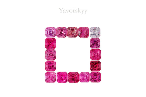 Pink Spinel 0.86 ct / 16 pcs
