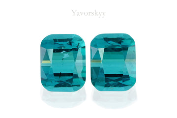 Green Tourmaline 0.94 ct / 2 pcs