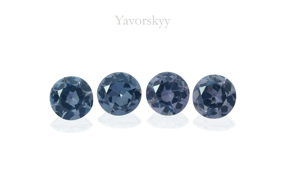 Grey Spinel 1.09 cts / 4 pcs - Yavorskyy