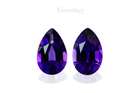 Amethyst 1.17 ct / 2 pcs