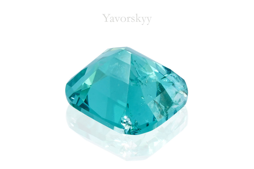 1.17 carats green tourmaline cushion shape image