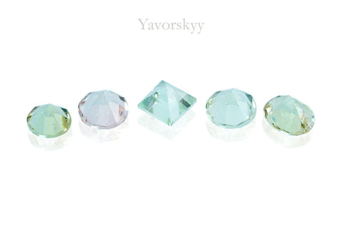 Tourmaline 1.28 ct / 5 pcs