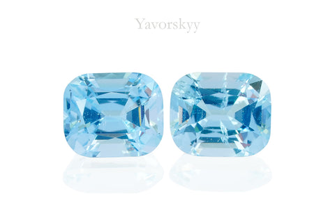 Aquamarine 1.38 cts / 2 pcs