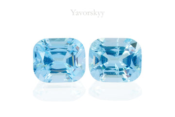 Aquamarine 1.38 cts / 2 pcs