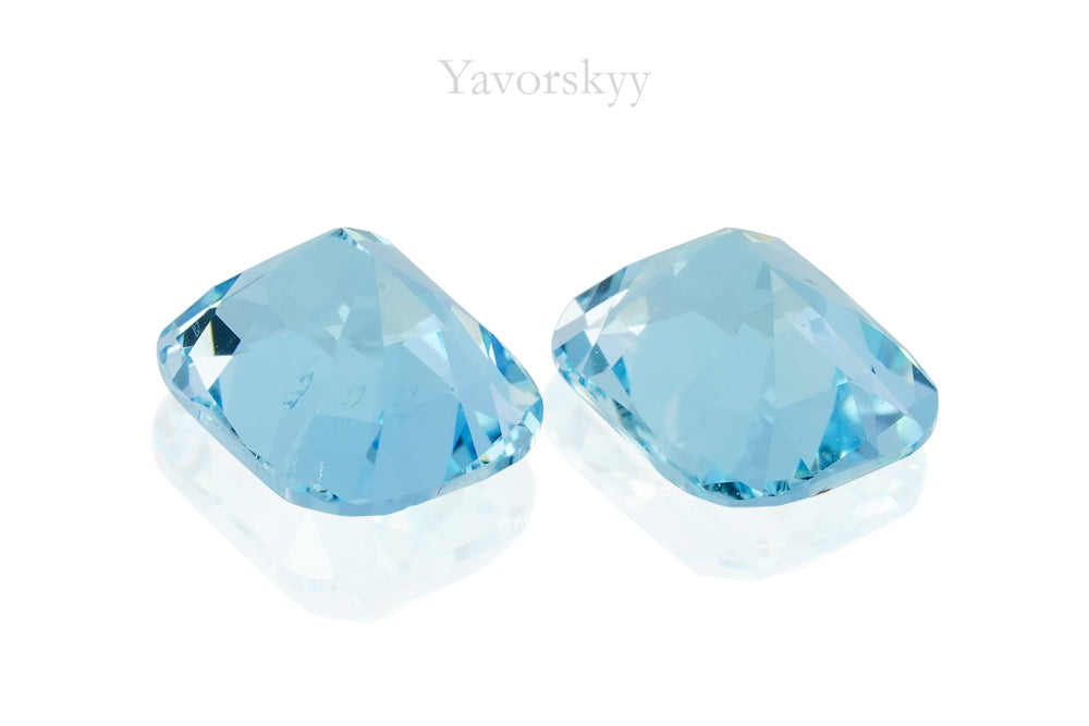 Aquamarine 1.38 cts / 2 pcs