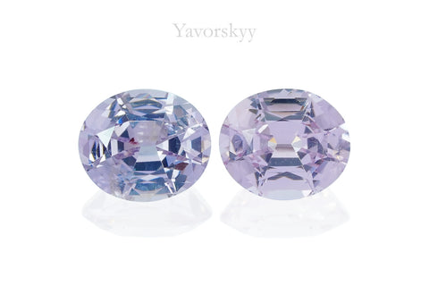 Grey Spinel 1.84 ct / 2 pcs