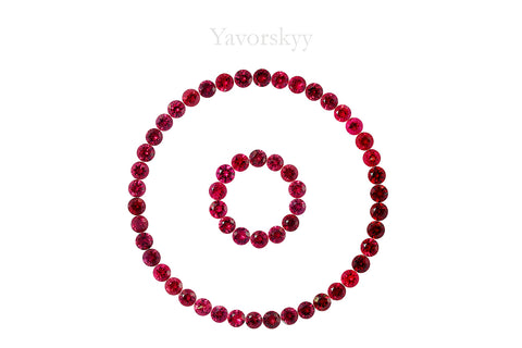 Red Spinel 1.91 cts / 56 pcs