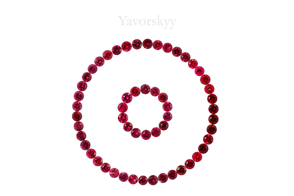 Red Spinel 1.91 cts / 56 pcs