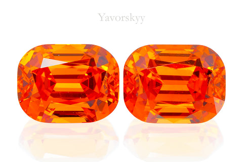 Mandarin Garnet 10.05 cts / 2 pcs