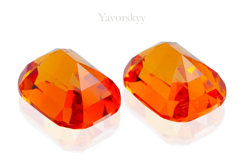 Mandarin Garnet 10.05 cts / 2 pcs