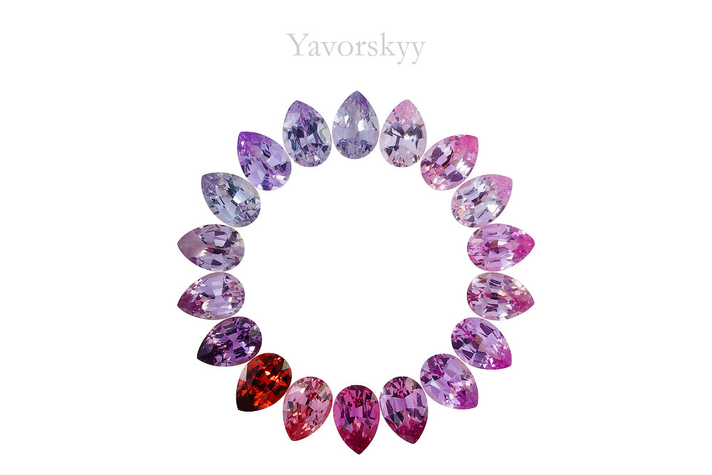Spinel 10.27 cts / 18 pcs