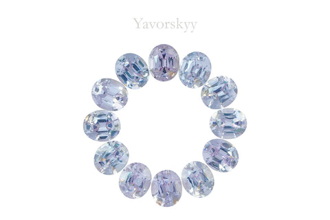 Grey Spinel 11.87 cts / 12 pcs