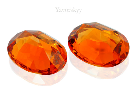 Mandarin Garnet 12.50 cts / 2 pcs