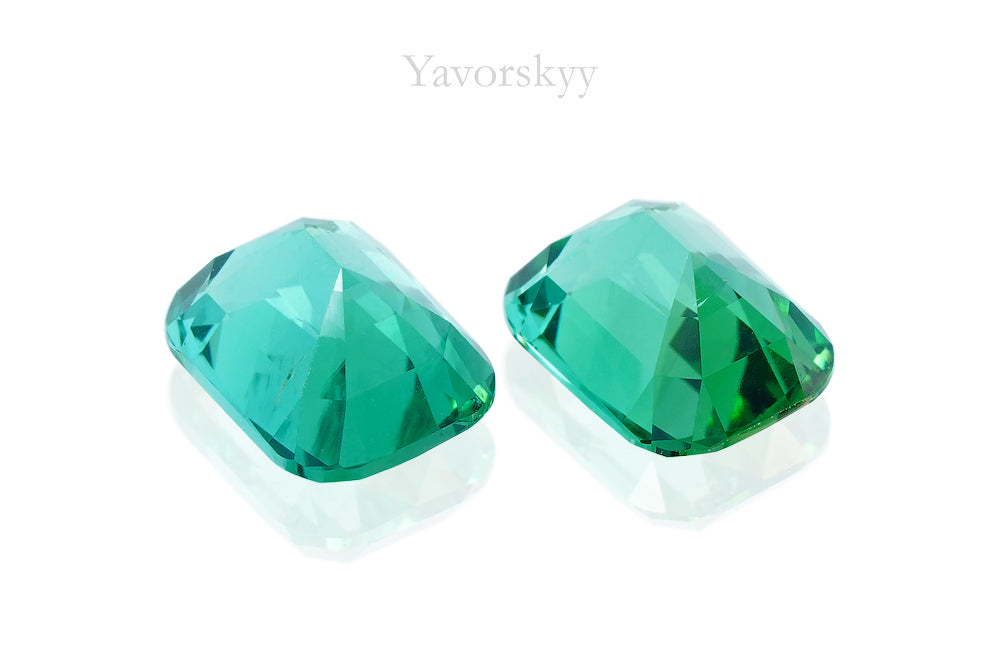 Green Tourmaline 2.22 cts / 2 pcs