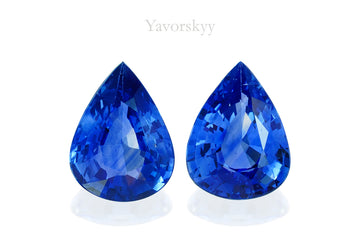 Blue Sapphire 2.32 ct / 2 pcs