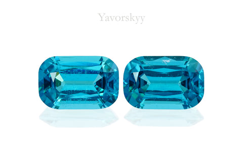 Picture of match pair tourmaline 2.33 carats cushion shape