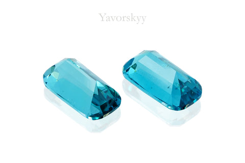 2.8 carats tourmaline cushion shape back side photo