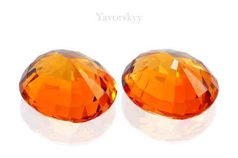 Mandarin Garnet 11.39 cts / 2 pcs