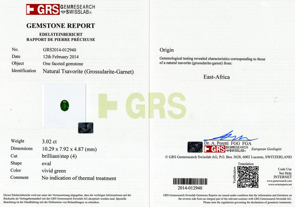 Tsavorite 6.23 cts / 2 pcs