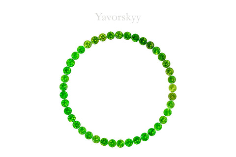 Diopside 3.11 cts / 41 pcs