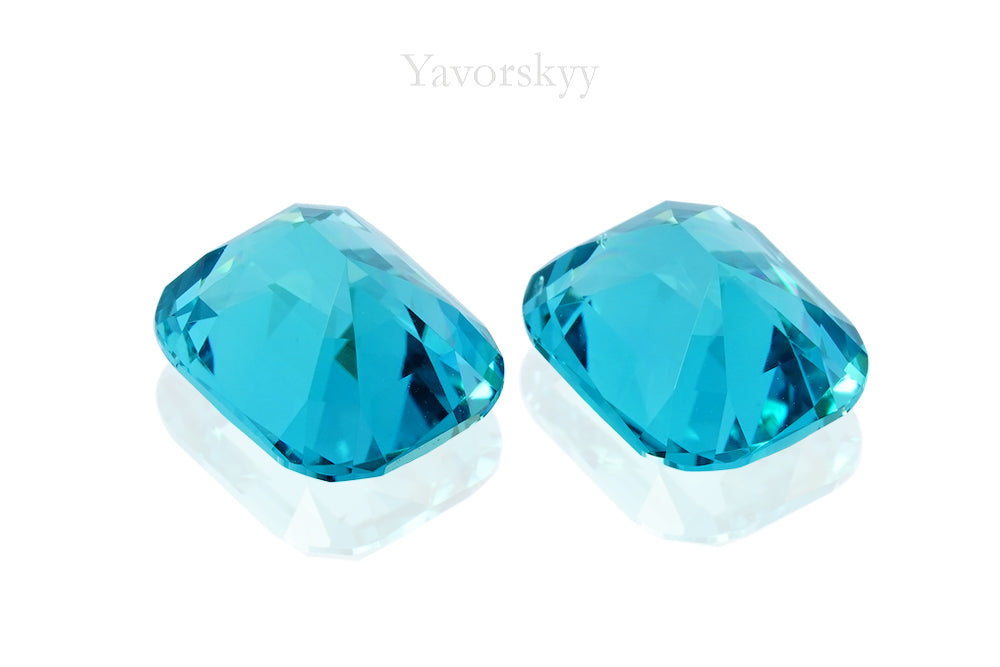 Pair of tourmaline cushion 3.45 cts bottom image