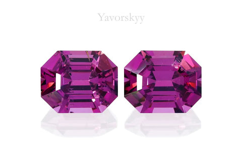 Rhodolite 3.56 cts / 2 pcs