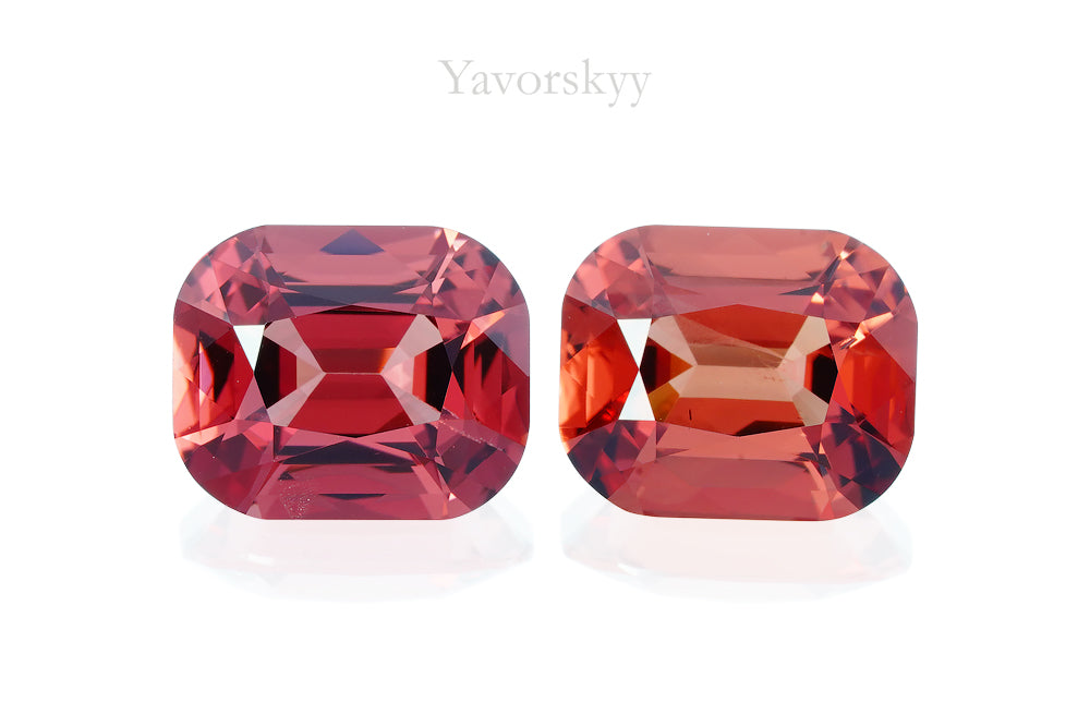 Rhodolite 3.56 cts / 2 pcs