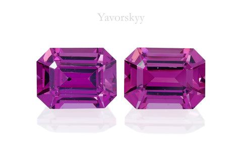 Rhodolite 3.67 cts / 2 pcs